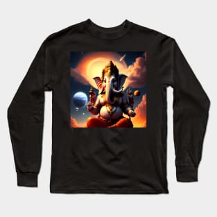 Ganesha deity Long Sleeve T-Shirt